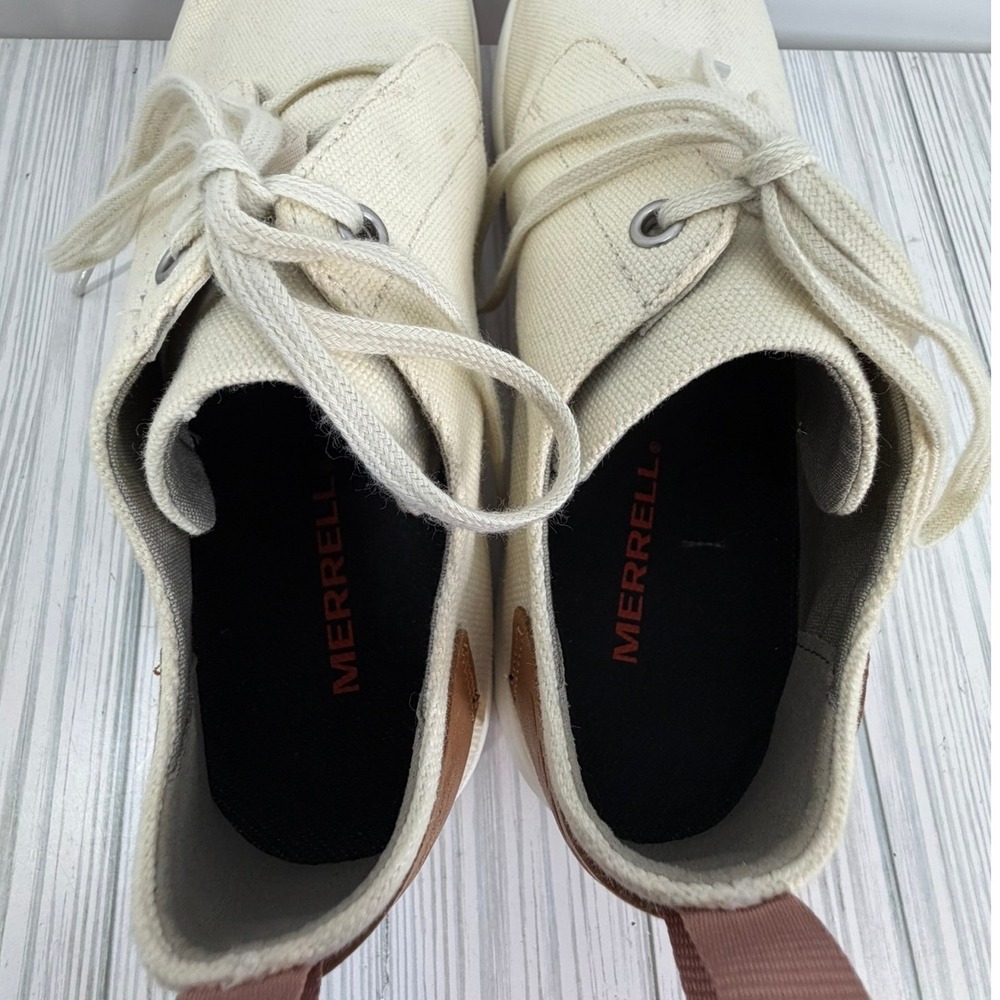 Merrell Gridway Canvas Vibram Sole Lace Up Casual Sneakers Women's Size 10 - Picture 9 of 9